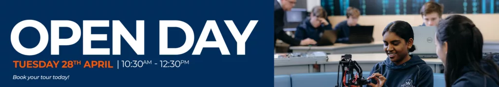 Wentworth Computer Science College -Open Day Tuesday 28th April